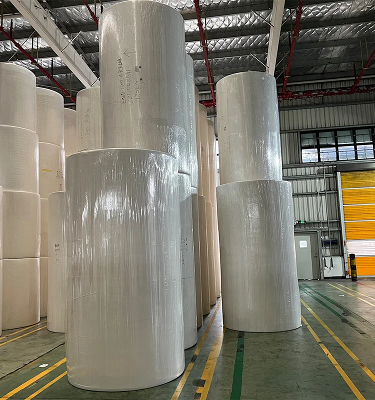 Virgin pulp toilet paper parent roll raw materials Papel Higienico  Jumbo roll for toilet paper