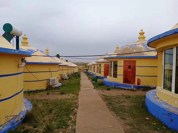 Beautiful luxury Tent Steel Wood Decorative Mongolian Yurt With Good Price