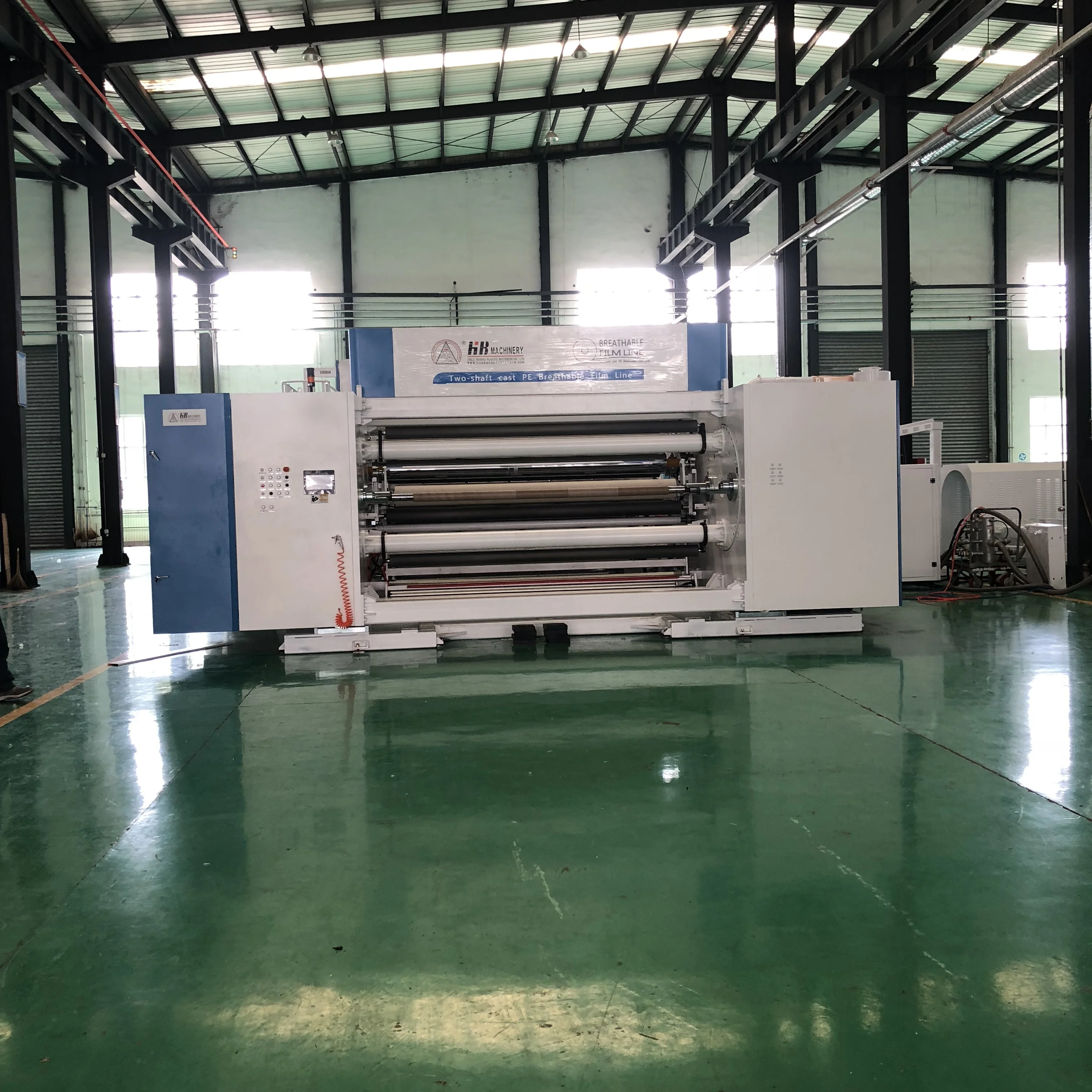 1500mm 3/5 layers Automatic Cast PE stretch wrap film machine machine roll and hand roll