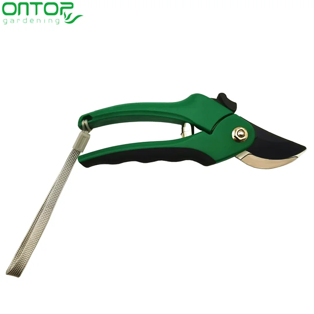 Very popular Garden Pruning Tools Ontop Gardening Shears Aluminum Flower Pruner Bypass Scissors for sale