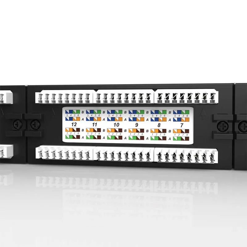 patch panel 1u 90 High Quality Network Accessories cta6 24 port patch panel rj45 delte patches