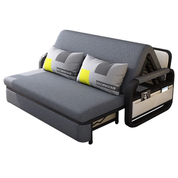 
Foshan Manufacturer spot wholesale new lightweight folding metal steel sofa bed 