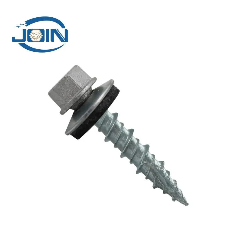 JOIN roof Drill Screw #12 Hex Head Self Drilling Stainless Metal Nails Wood Self Tapping Washer Roofing Screw