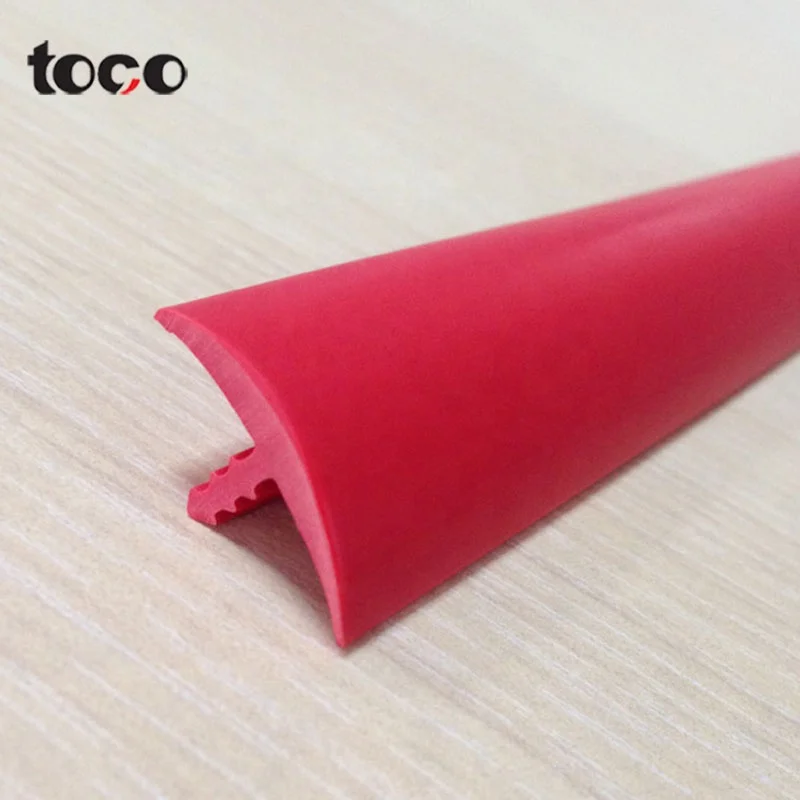 pvc rubber laminate T edge banding tape,plastic t-edging strip