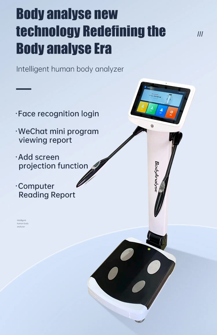 Health care body analyzer fat tester body composition analysis machine for gym