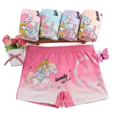 
New style girl panties Cartoon character printing kids underwear Children cotton underwear Pants 