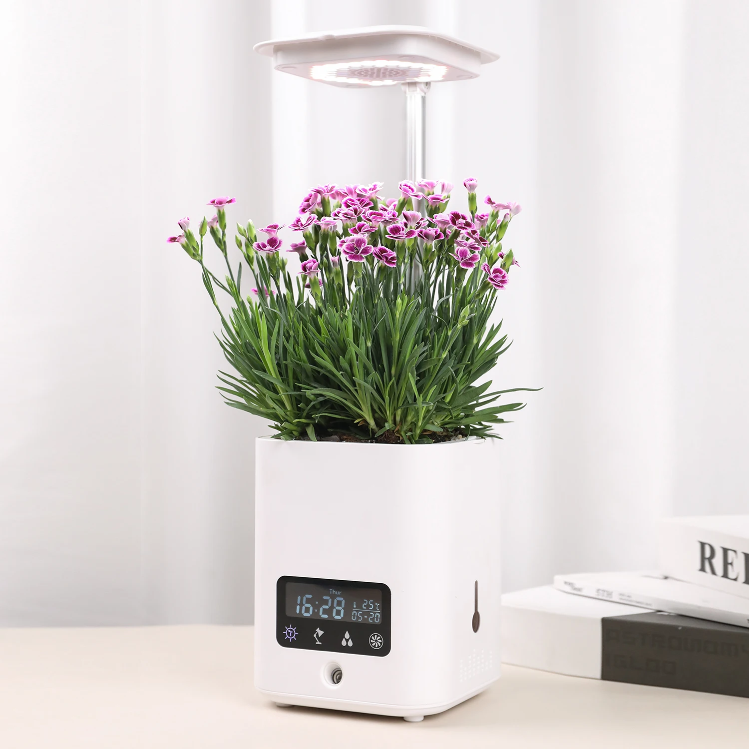 LED Indoor Garden home desk smart garden mini led grow light smart flower pots