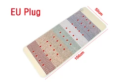 50*150CM Germany Stock PEMF Photon Amethyst Tourmaline Bian-stone Heating Mattress Far Infrared Heated Mat Amethyst Stone Pad