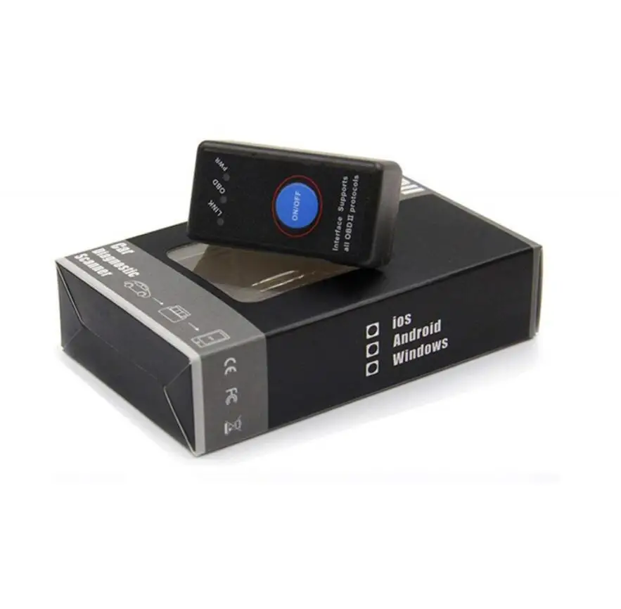 ELM327 беспроводной OBD 2 диагностический сканер ELM 327 Автомобильный инструмент автомобильный OBD2 считыватель кодов для Android IOS