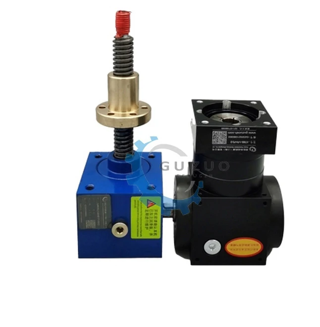 2022 New JWMB010 Easy Operation General Ball Worm Gear Screw Jack For Industry Heavy Load High Frequency With Ratio 5:20