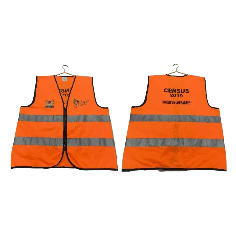Colorful Safety Vest Construction Workwear Vest Reflective Waistcoat with Reflective Bands