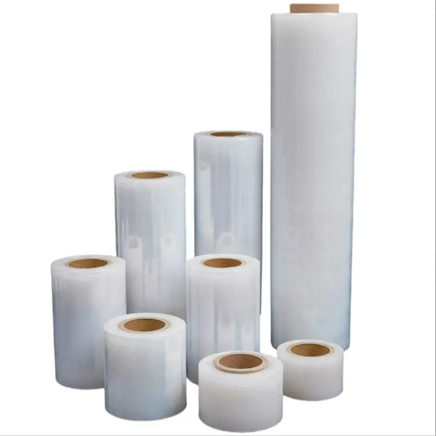 Transparent Packaging Lldpe CPE Protective Mailing Packaging Wrapping Stretch Films For Walmart