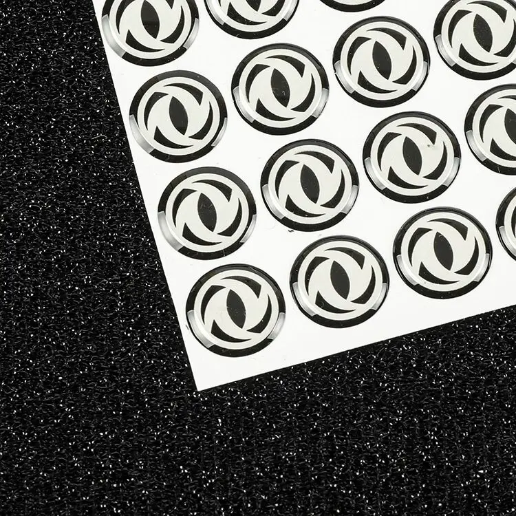 Custom Card Holder Package Car Adhesive Tag Some 58Mm Circle Gel Labels 19Mm Epoxy Sticker