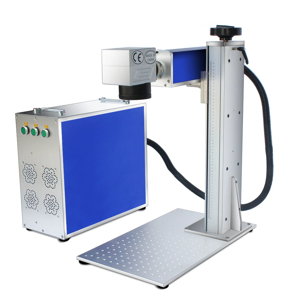 Good Price Split Gold Silver Bird Ring Engraving 20w Tire Fiber Laser Marking Machine For Metal