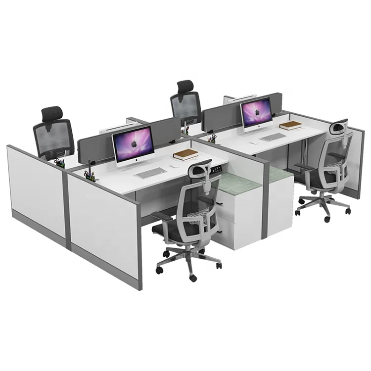 Ergonomic organizer workstation desk office furniture electric standing desk call center cubicle