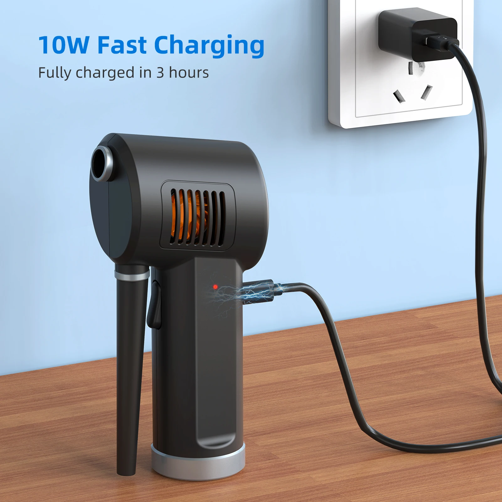 Электрическая портативная Автомобильная клавиатура OPOLAR, воздуходувка, пыльник, перезаряжаемая Беспроводная воздуходувка, беспроводной сжатый компьютер, пыльник