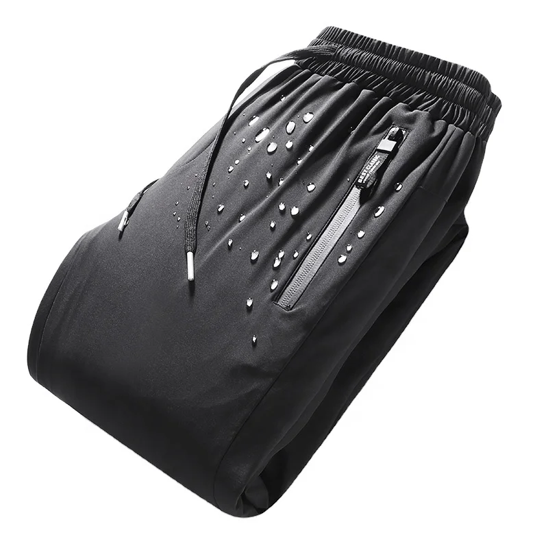 Wholesale Sport Windproof Waterproof Down Track Bulk Sweatpants Nylon Blank Baggy Slim Fit Jogger Pants For Men