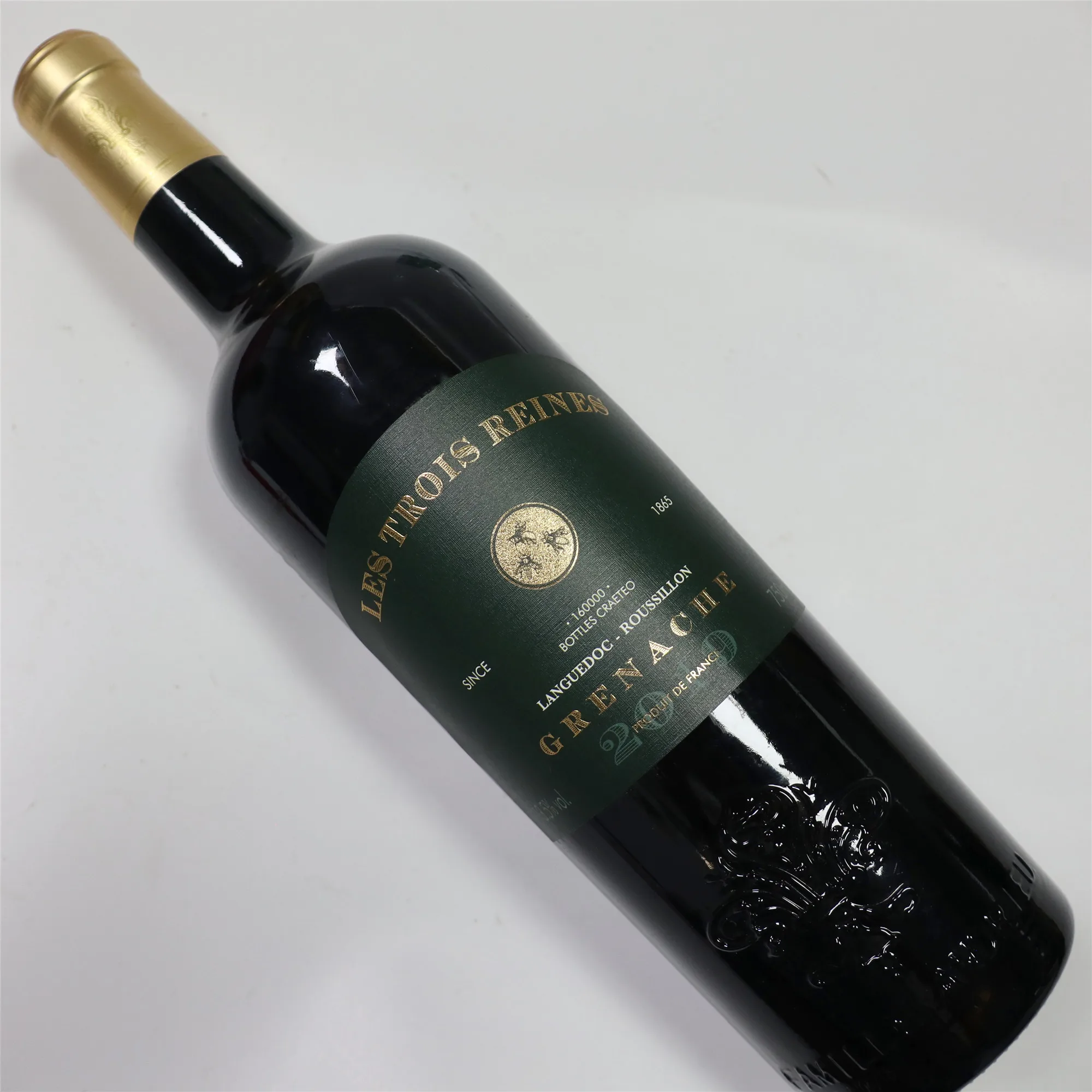 Professional Custom Printed Textured Paper Adhesive Vodka Wine Labels