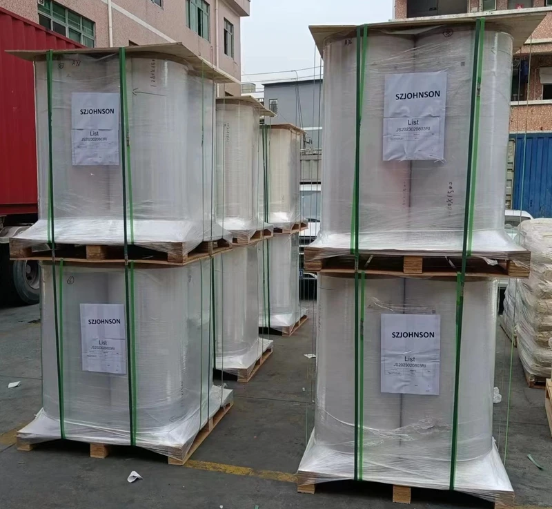 JOHNSON Hot Sell 180gsm Direct Thermal Cardboard paper for Tickets /Airline boarding pass printing