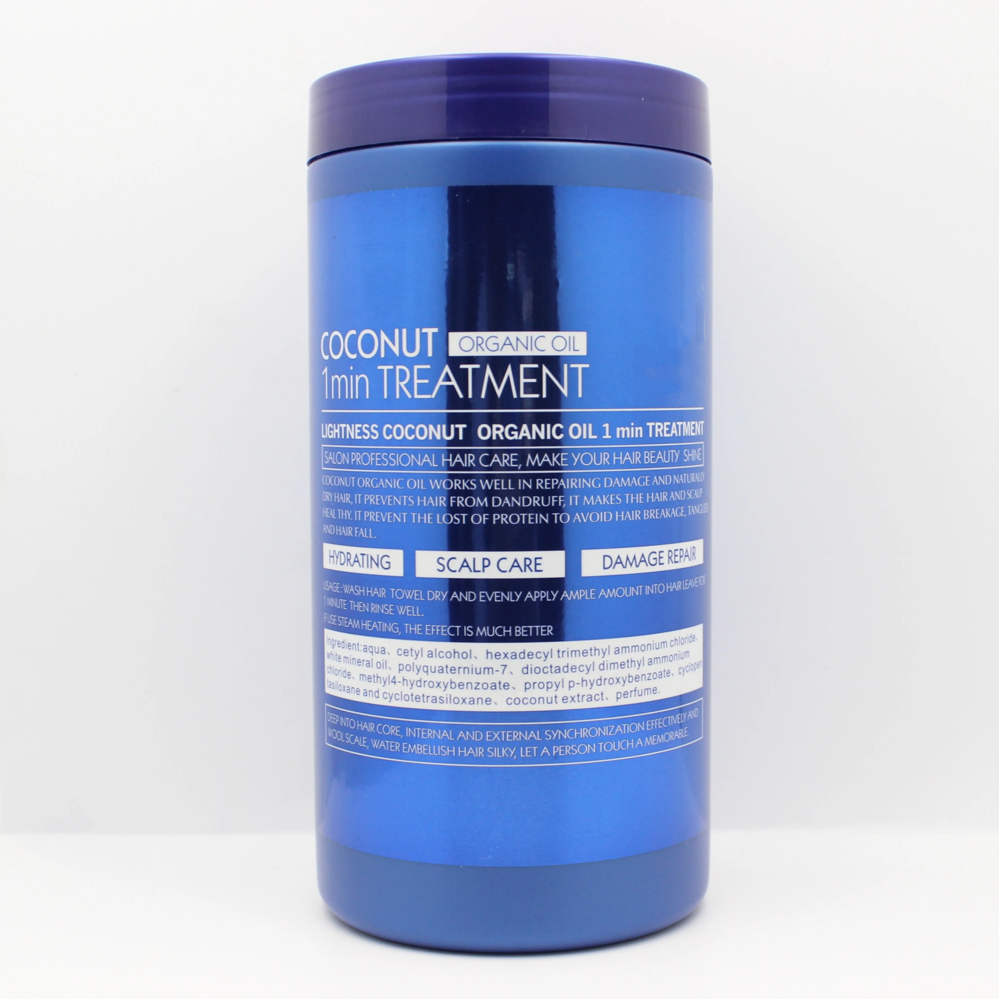 Natural Coconut Essence 1Minutes Hair treatment Quick Repair 1000ML Large capacity Keratin Hair mask