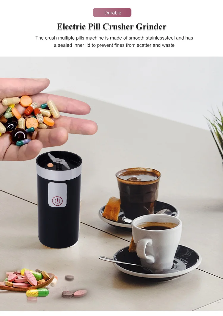 YAOKE Small pill mill Portable pill mill, plug-in electric pill mill, small power pill mill