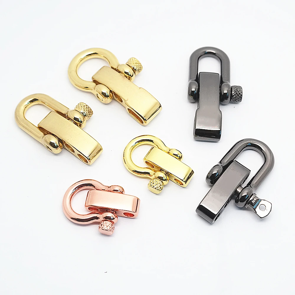 Custom design paracord bracelet shackle for survival product with LOGO