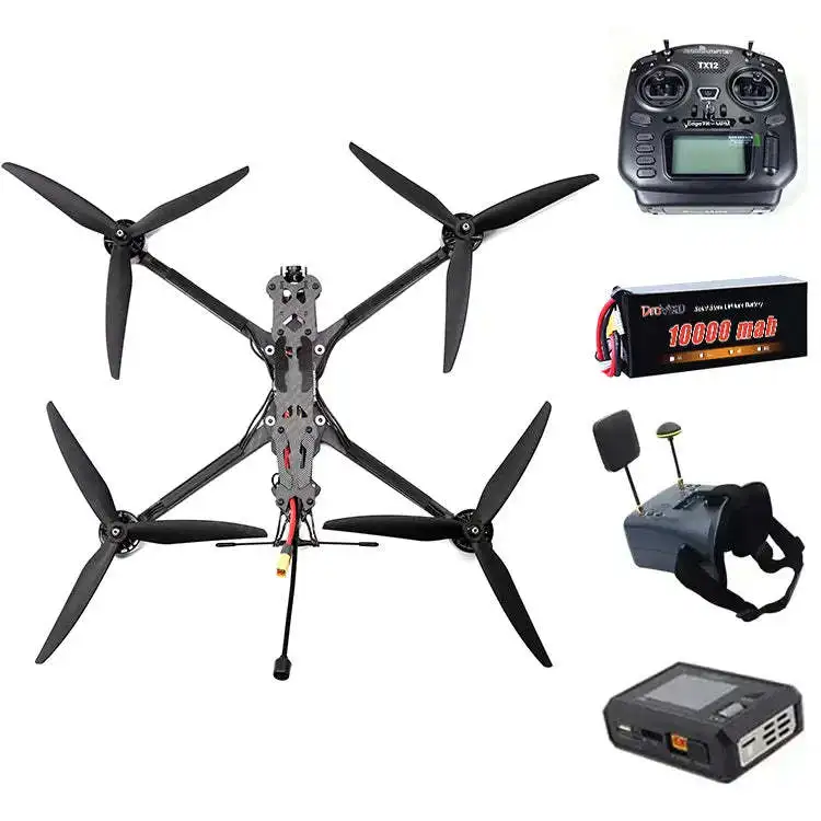 Mark5 13-Inch FPV Carbon Fibre UAV Drone with 20KM Long Range Night Vision Camera 5.8G 2.5W/3W VTX High-Speed 5.8G 2.5W/3W VTX
