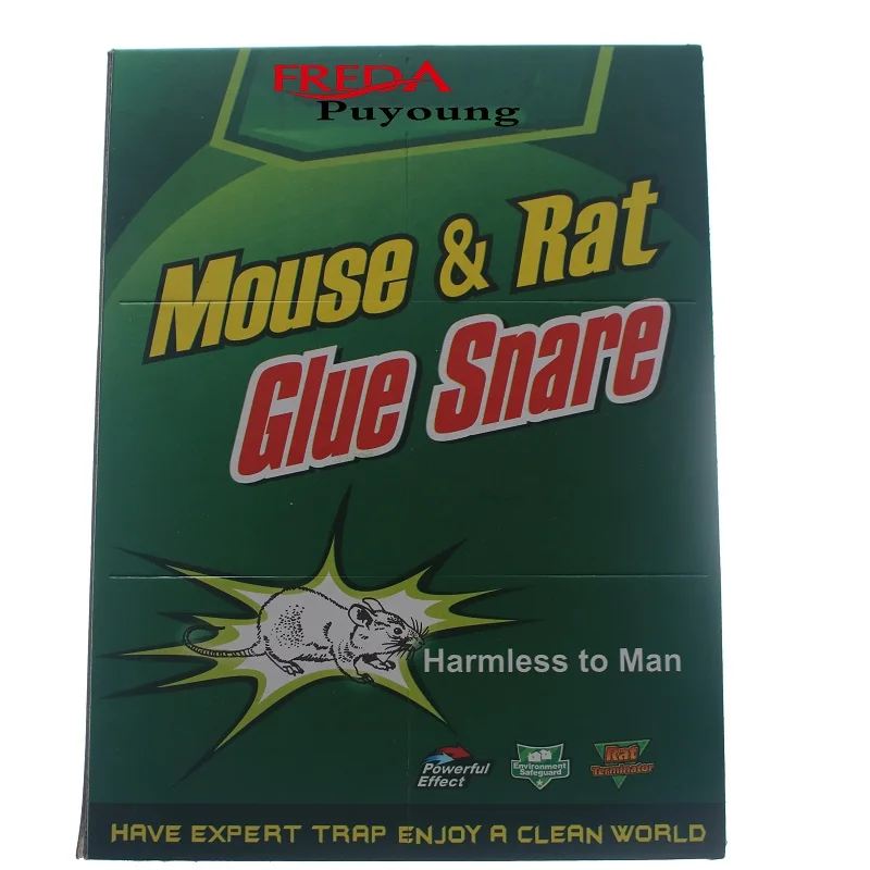 Wholesale mouse glue trap board sticky paper of the rat insect trap adhesives board