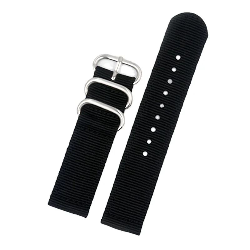 Quick release New fashion men women interchangeable nylon strap cuff smart watch bracelet for 18 20 22 24 mm watch band