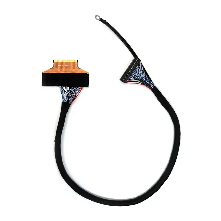 Wavelink Manufacturer supply 40 pin  LVDS 1080 1920 screen cable electronic wiring harness for laptop screen