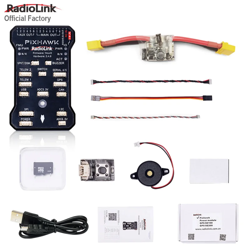 Original Official Factory Ardupilot PIX Airplane Flight Controller Radiolink PIXHAWK 2.4.8 RC Flight Stabilizer