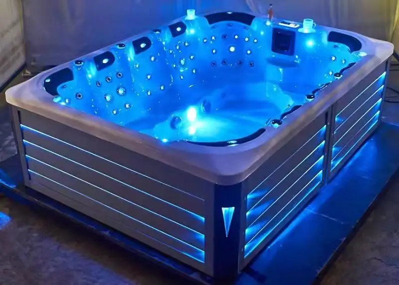 Bathtub Manufacturer Sale Best Freestanding Acrylic Portable Led Air Jet Whirlpool Bathtub Hot Tub
