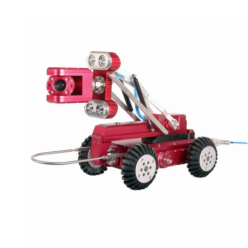 Беспроводной пульт дистанционного управления, водонепроницаемая камера HD для исследования канализационной трубы, робот