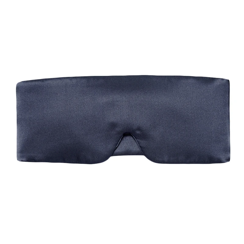 Super Soft Comfortable Silk 100% Blackout Sleep Eye Mask For Airplane Travel And Nap