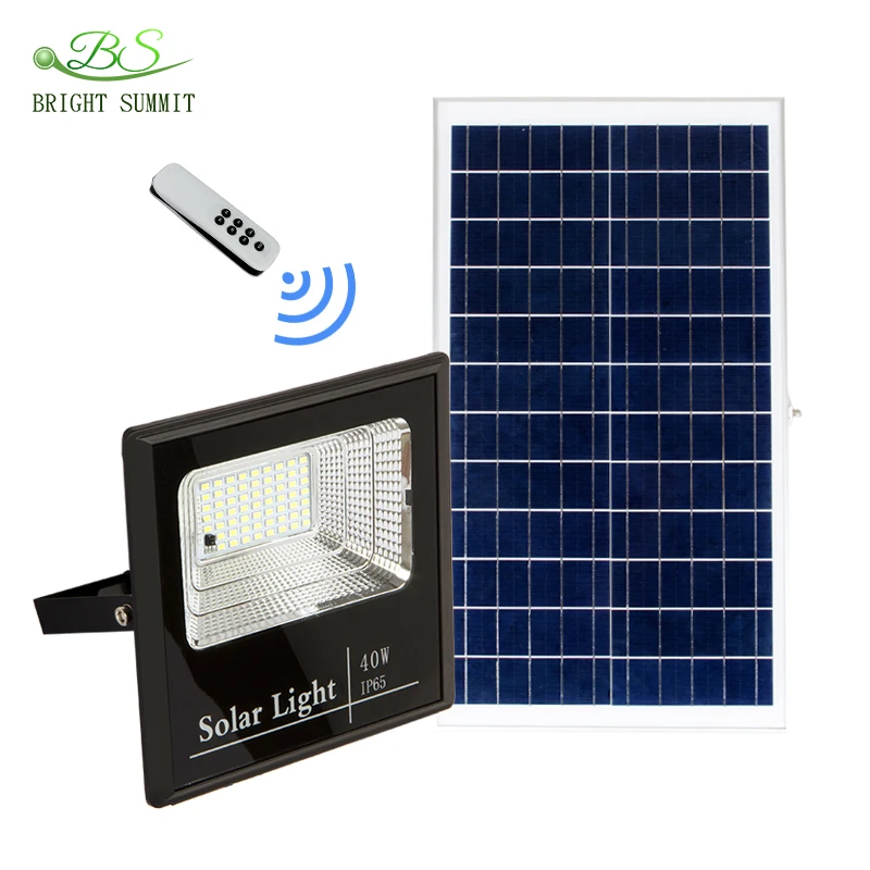 
 Уличный светодиодный прожектор с солнечной батареей bs high lumen 40w 60w 100w 150w 200w  