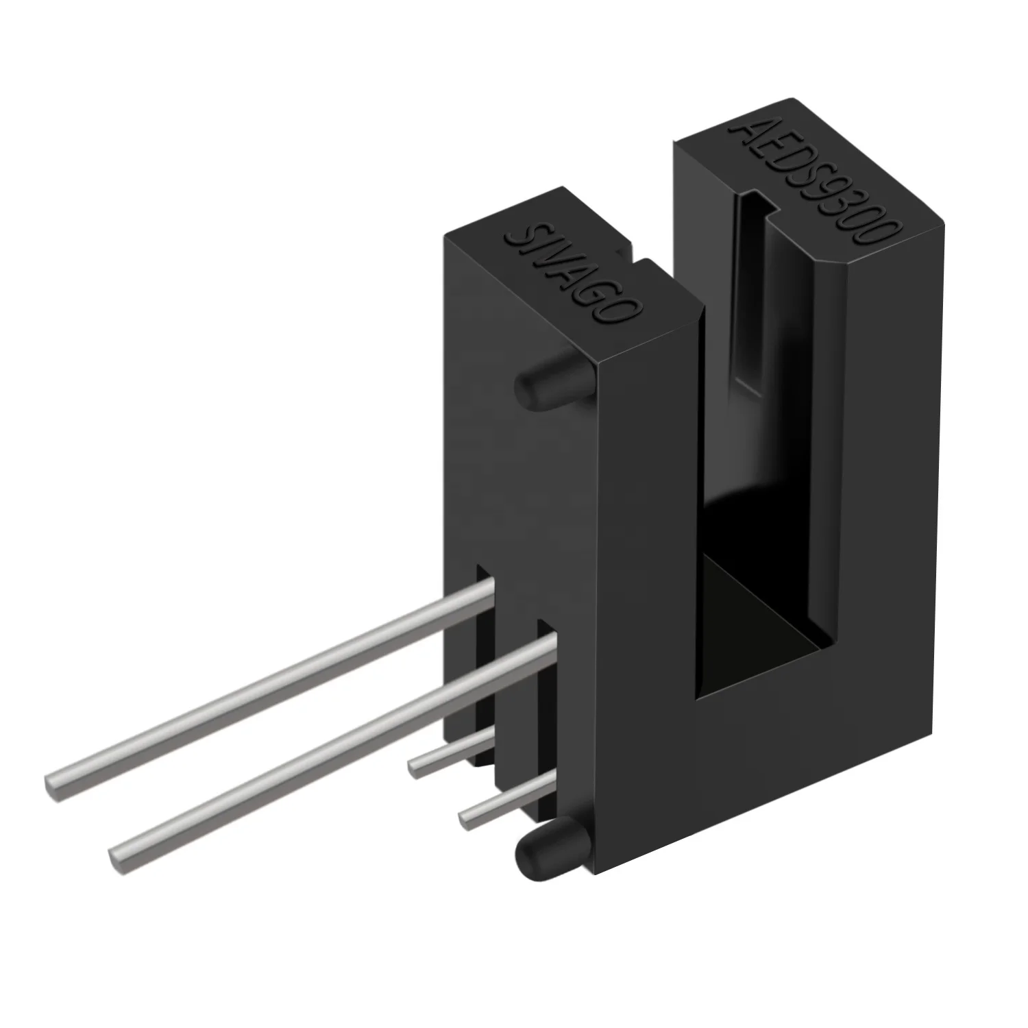 SEDS-989 Transmissive Optical Sensor with Phototransistor Output The  is a transmissive sensor that includes an infrared emitter