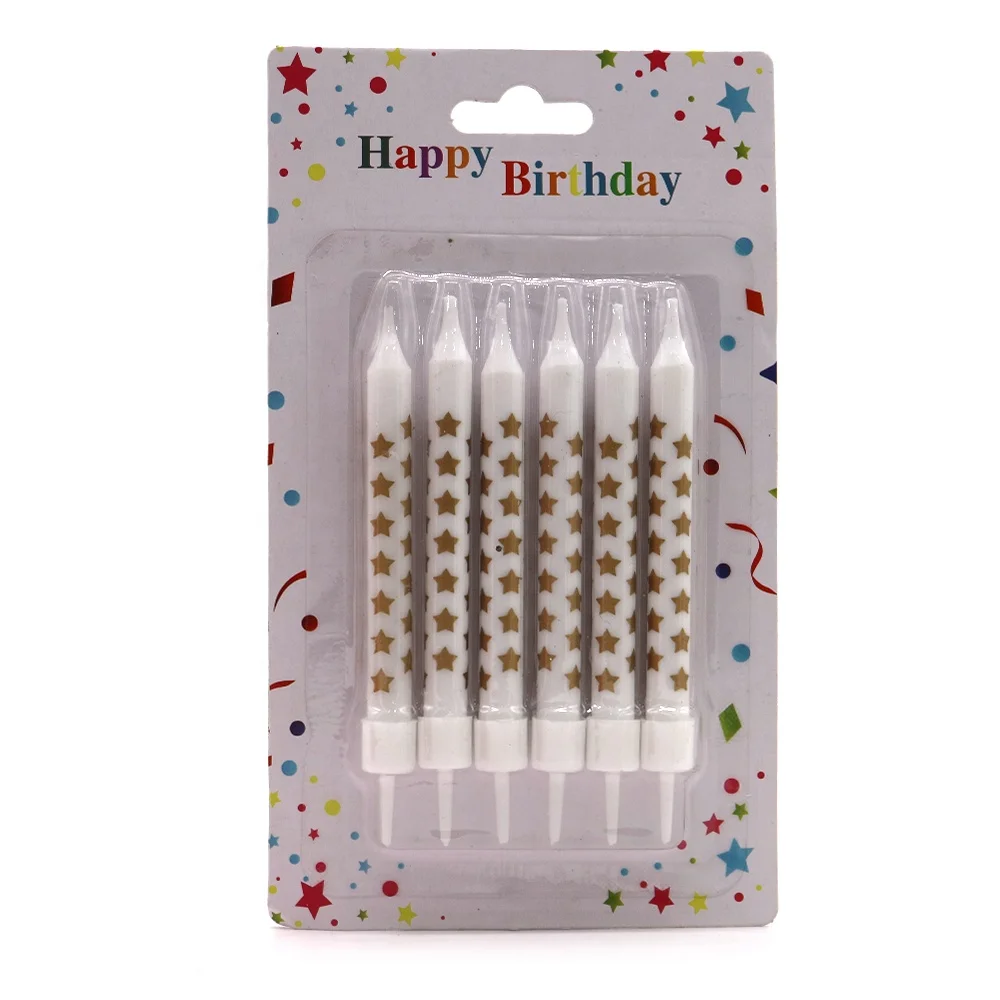 Multi-Colored  Birthday Spiral Cake Candle