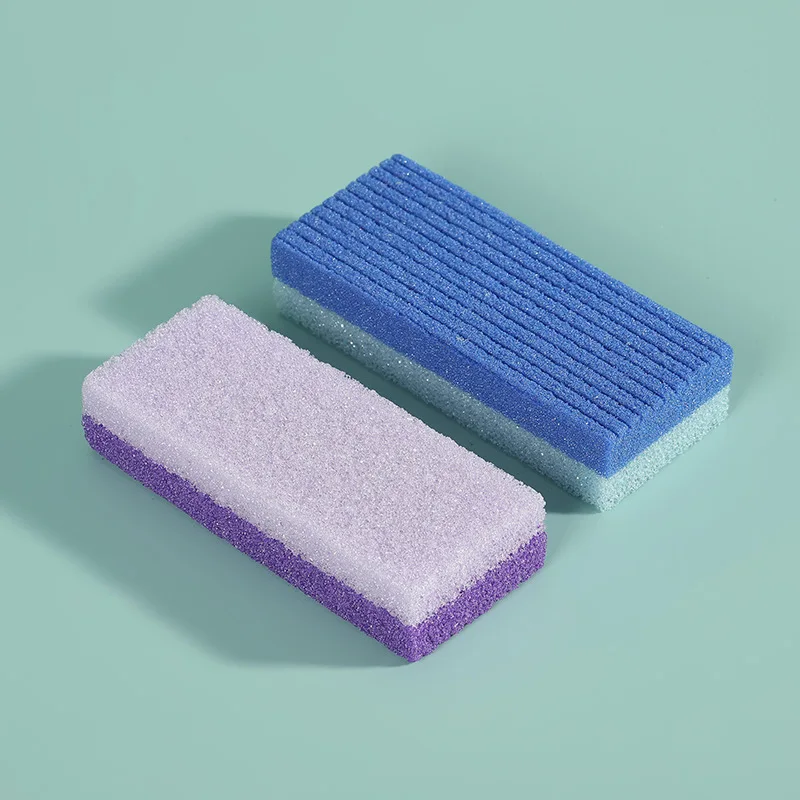 Wholesale Foot Care 2 in 1 Double Side Disposable Callus Remover Foot Scrubber PU Pumice Sponge Stone Natural for Feet