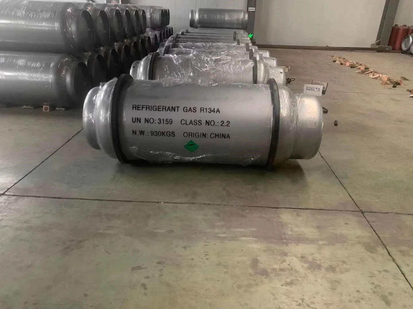 Air Conditioner R134a 99.9% Purity Ton Cylinder Ton-tank 950kg Refrigerant Gas Price Buy Refrigerant R134a