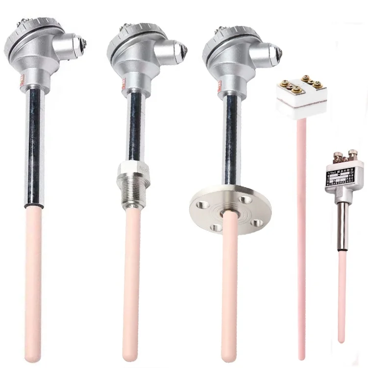 HY B R  K S type Platinum Rhodium Thermocouple Sintering Muffle furnace Kiln Pt-Rh temperature sensor PT100 0-1800c ceramic tube