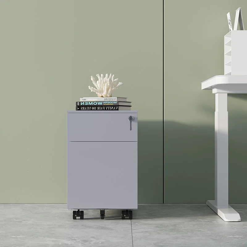 Office Steel Mobile Pedestal Cabinet Custom Small Storage File Cabinet with Drawer