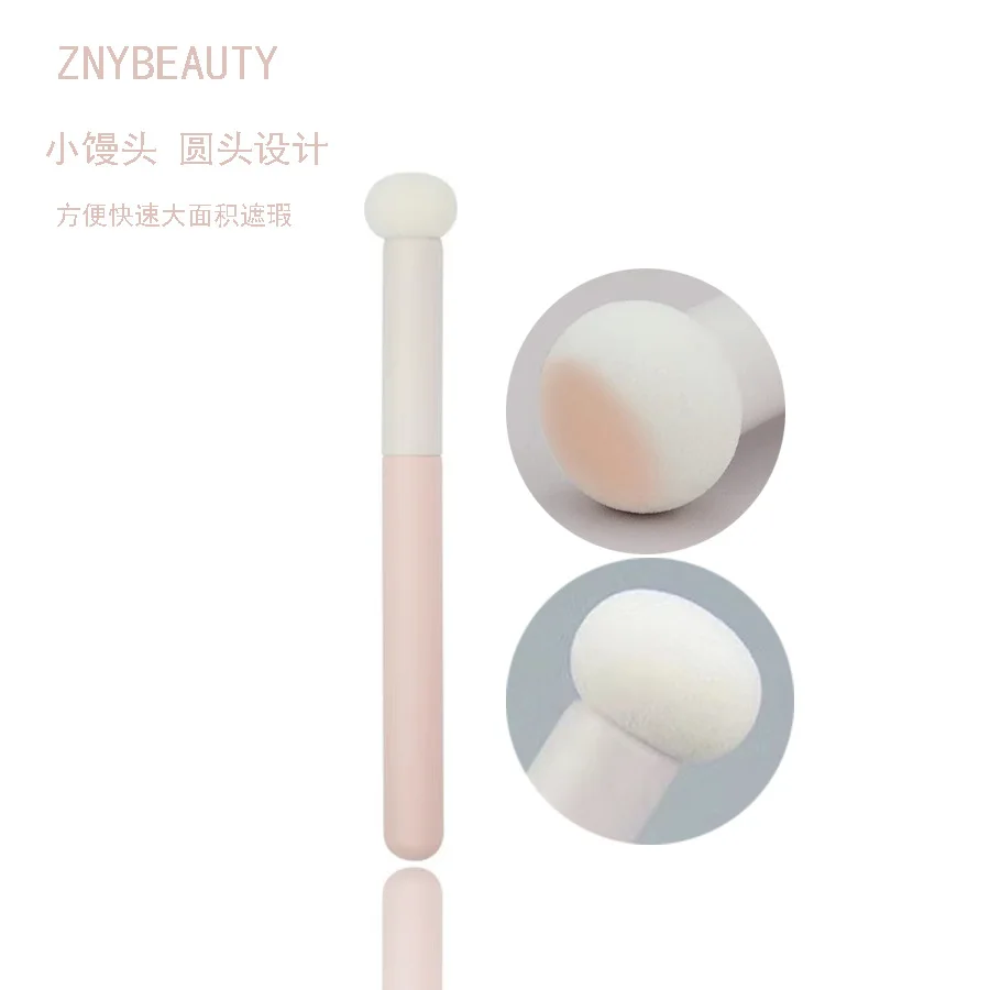 Best-selling soft mushroom head facial makeup concealer mushroom head sponge stick smudge makeup tool can be customized