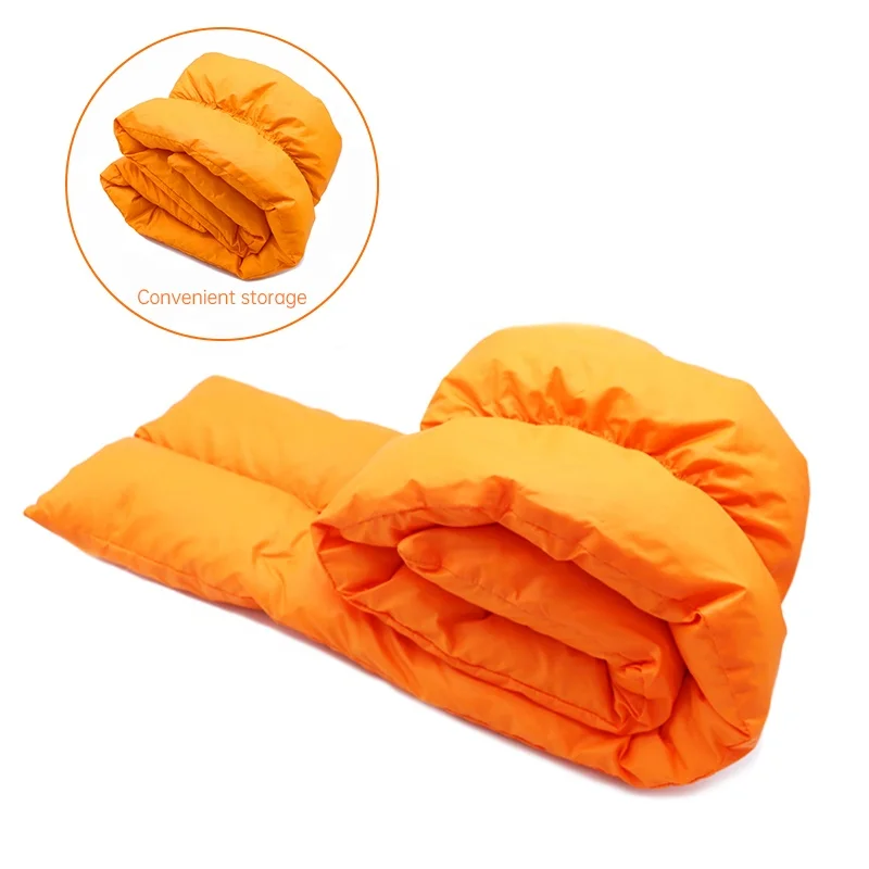 Luxury 90% Natural Duck Down Men And Women Muffler Waterproof Nylon Large Scarves Down Scarf Winter Scarves And Shawls