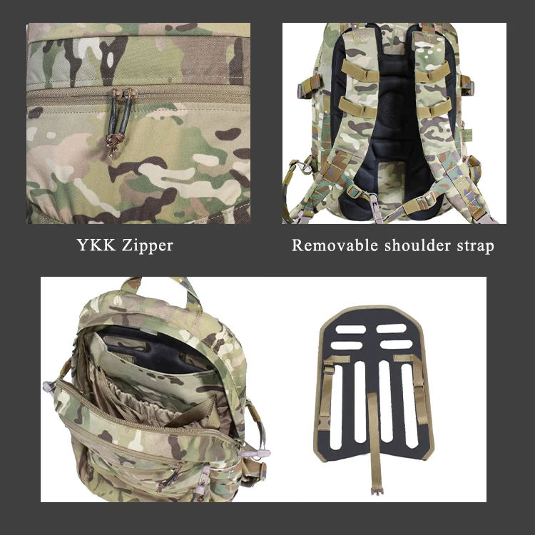 Custom 30L TAC Vest Molle System Pack Outdoor Shoulder bag  Tactical Backpack