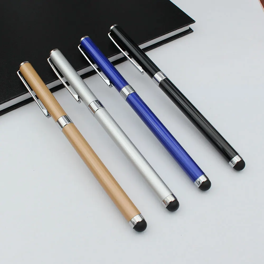 Metal cheap sublimation ballpoint pens stylus touch gel ink pens roller ball roller pens