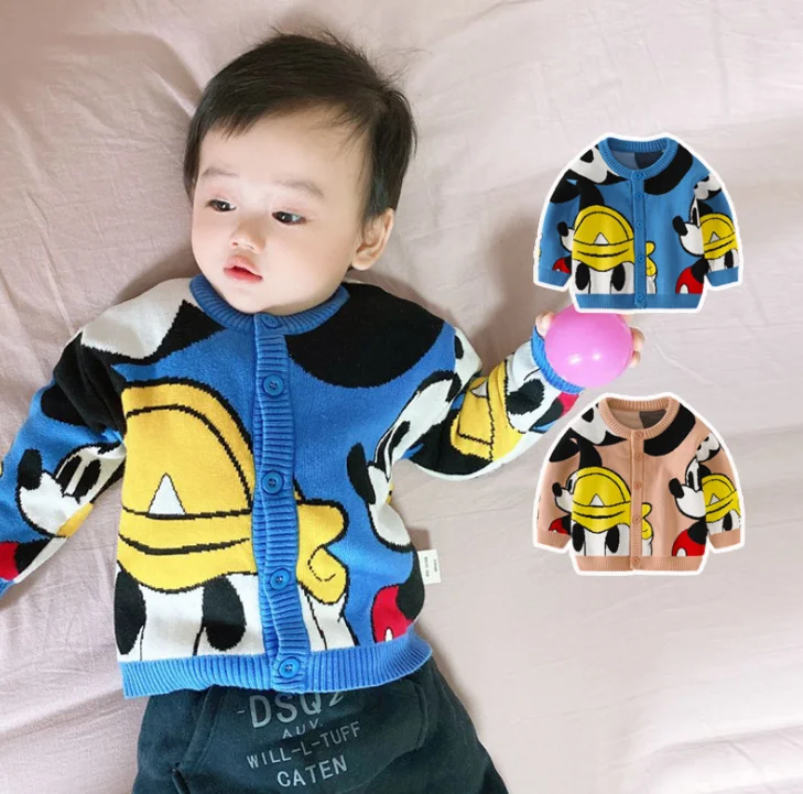 
File Cartoon Character Cotton Quality Baby Sweater 