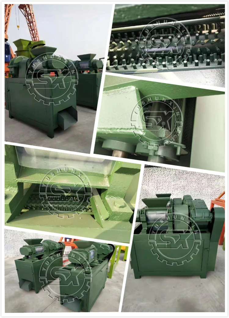 NPK Compound Fertiliser Production Line Granulator Double Roller Organic Fertilizer Granulator Machine For Sale