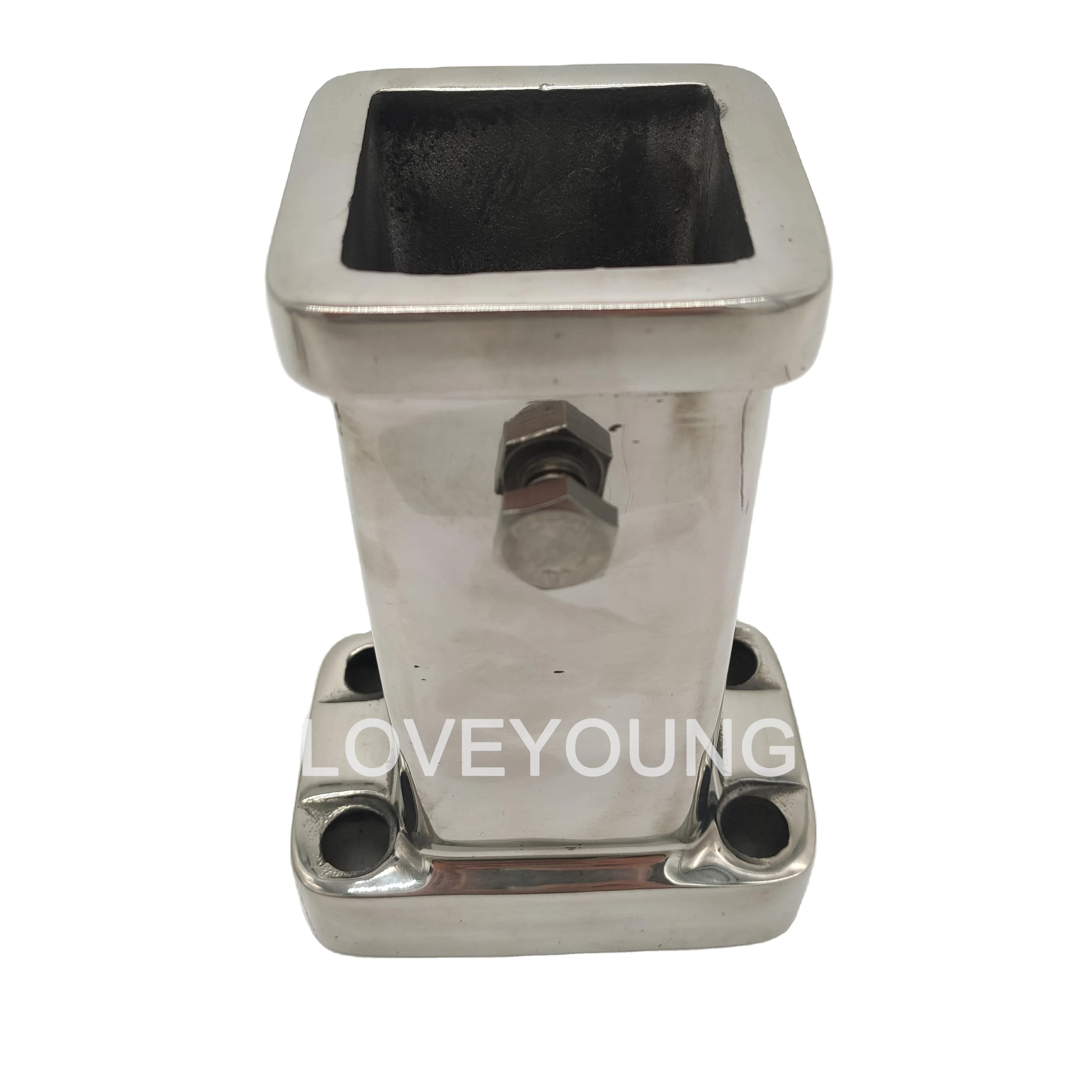 Stainless Steel Universal Hitch Receiver Trailer Square Tube Receiver Hitch For Land Cruiser/Nissan/Pajero