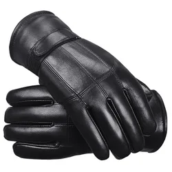 Sheepskin snow gloves cold weather winter gloves