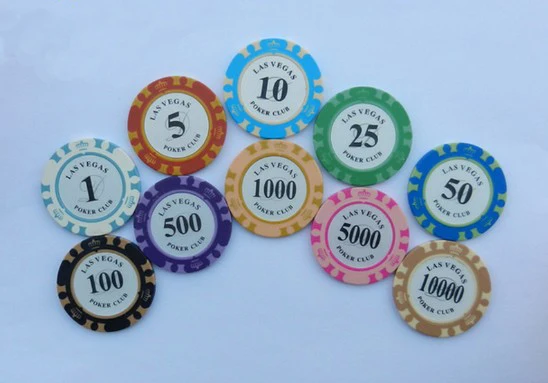 Wholesale Custom Cheap Printing solid colored Poker Chips High Quality ace Casino Chips
